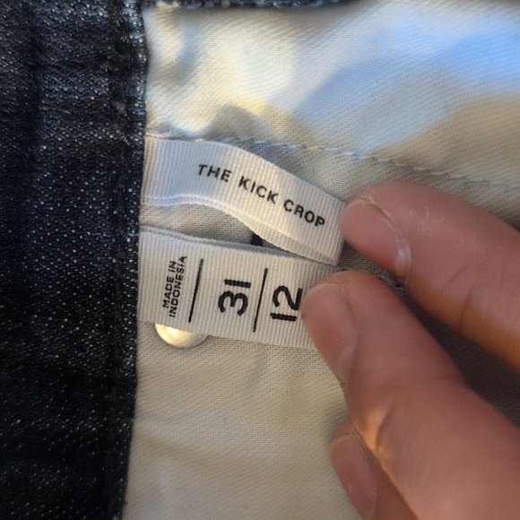 Loft Button Fly The Kick Crop Size 12/31 - Picture 7 of 7